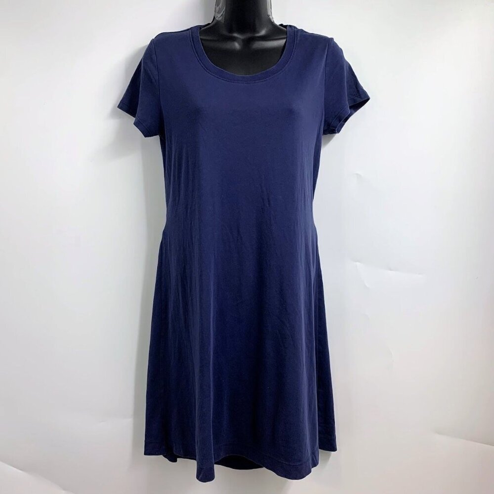 Theory Women's Liliana Classic Cutout Back‎ Tee Pima Cotton Dress Size S